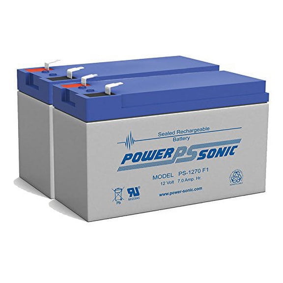 12V 7AH BATTERY 6-DW-7 12V 7AH 10hr SHAOXING HUITONG REPL - 2 Pack