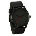 thumbnail image 2 of Men's Dress Wrist Quartz Watch with Black Leather Band - Men Business Waterproof Classic Casual Analog Watches Fashion Thin Case Wristwatch, 2 of 5