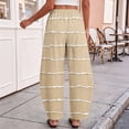 thumbnail image 6 of IMENGL Women's Wide Leg Pants Soft Barrel Baggy Elastic High Waist Comfy with Pockets Trousers Loose Casual Cropped Pant for Womens,M-XXXL, 6 of 7