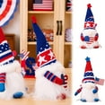 thumbnail image 6 of Moocorvic Light Up Gnome Decor, 4th of July Knitted Patriotic Doll with LED - Independence Day Memorial Day Decor, 6 of 6