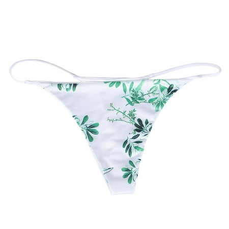

Nightwear Lingerie for Women Women s Printed Underpants Comfort Low-Rise Soft T-Back Panties Womens Christmas Lingerie