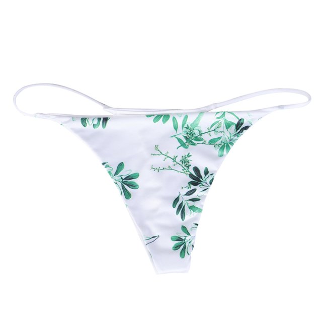 Clearance Sale 2025 Intimates Women's Printed Clearance Underpants Comfort Low-Rise Soft T-Back G-String Panties