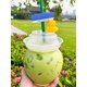 thumbnail image 4 of 1pc 500ML Plastic Tumbler, Minimalist Clear Bottle With Lid For Outdoor, 4 of 5