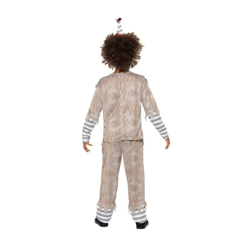 Vintage Clown Boy Costume Child Grey Red Vintage Clown Boy Costume Child Grey Red