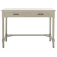 thumbnail image 5 of SAFAVIEH Mckinlee Solid Retro 2 Drawer Writing Desk, Taupe, 5 of 15