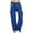 BlueB, variant on Wide Leg Pants for Women, Casual Pants for Women, Women's Solid Stretchy Drawstring Waist Wide Leg Straight Pants with Large Pockets Full Length