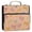 Cute Animal Print Bows, variant on Water-Resistant 3-Ring Binder Organizer with Multiple Pockets Zipper Binder Bag for Office Cute Brown Bow