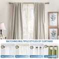 thumbnail image 6 of Urbanest Zeffoli Flat Button 1" 5/8" Double Drapery Curtain Window Rod Set - 48" to 84", Antique Brass, 6 of 6