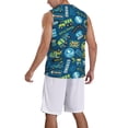thumbnail image 2 of Honeii Dump Truck print basktball shirt for men and women, Unisex basketball jersey for Theme party-3X-Large, 2 of 6