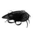 thumbnail image 6 of MSJUHEG Tea Party Hats,Feather Hair Clip,Feather Headpiece,Church Hats,Fascinators Hats,Fascinator Hat Flower Feather Mesh Tea Hairband for Women Black One Size, 6 of 6