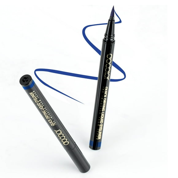 Eyeliner docolor Blue Liquid Waterproof Eyeliner Pen x2