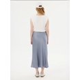 thumbnail image 4 of Satin High Waist Maxi Skirt, 4 of 4