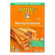 Annie's Homegrown Organic Honey Grahams Graham Crackers 14.4 oz Pack of 4
