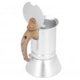 thumbnail image 1 of Moka Estufa Cafetera, Metal Estilo Europeo Plata Profesional Moka Pot Para Viajes ANGGREK  Otros, 1 of 7
