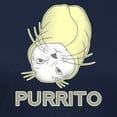 thumbnail image 3 of CafePress - Purrito T Shirt - Women's Traditional Fit Dark T-Shirt, 3 of 4