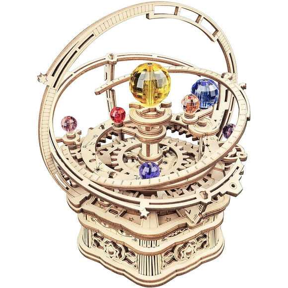 Wooden Model Kits 3D Puzzles Mechanical Music Boxes to Build