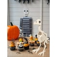 thumbnail image 4 of Crow Skeleton Mini Figurine Halloween Decor Halloween Decorations Outdoor Crow Skeletons Skeleton Prop Halloween Skull Animal Crow Skeleton Ornament Skeleton Statue Prank Prop, 4 of 6