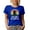 Royal Blue, variant on Retro Never Underestimate an Old Guy on a Bicycle - Bicyclist or Biker Grandpa, Black T-Shirt, Large