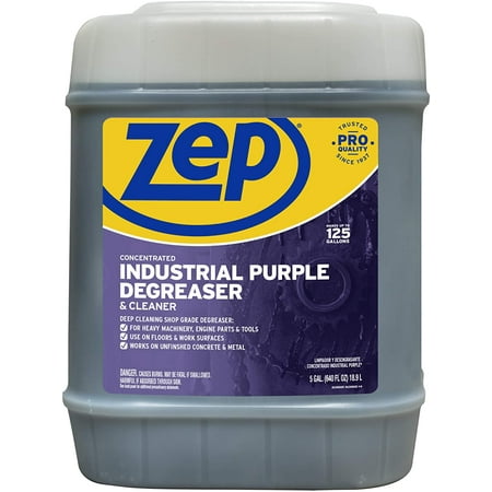 Zep Commercial Industrial Purple Degreaser, Mild Ethereal Scent, 5 gal