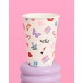 thumbnail image 3 of xo, Fetti Eras Party White Paper Cups | 24 Disposable 12 oz Cups | Concert Party Drinkware, Bachelorette Decorations, Birthday Tableware, Bridesmaid Supplies, 3 of 4