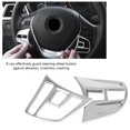 thumbnail image 3 of Car Interior and Exterior Decoration Modification Matte  Interior Steering Wheel Button Cover Trim for 3 Series / GT F30 F34 2013-2018, 3 of 8