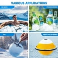 thumbnail image 4 of Moldes de Hielo Esféricos Extragrandes para Baños de Hielo, Moldes para Cubitos de Hielo para Baños Fríos, Moldes Reutilizables para Bloques de Hielo., 4 of 5