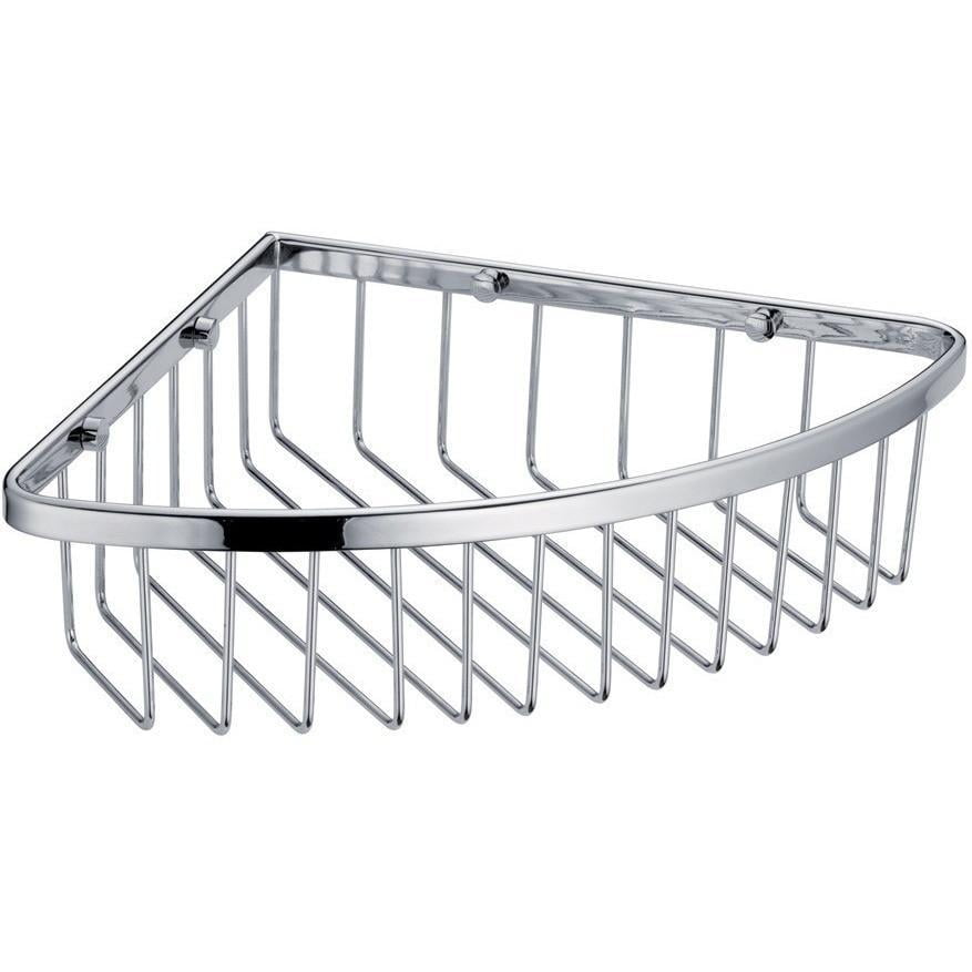 AGM Home Store BA Hotel Wall Mounted Corner Shower Soap Dish Holder