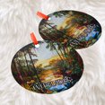 thumbnail image 3 of Custom Florida Everglades Ornament | Faux | Unique Souvenir |Vacation Travel Gift | Holiday |Christmas Decor, Holiday Keepsake, Xmas Tree Hanging Decoration, Seasonal Gift Idea, Co, 3 of 5