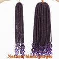 thumbnail image 3 of SEGO Curly Faux Locs Crochet Hair Goddess Locs Crochet Hair Extensions Hippie Locs Synthetic Braids Boho Style, 3 of 7