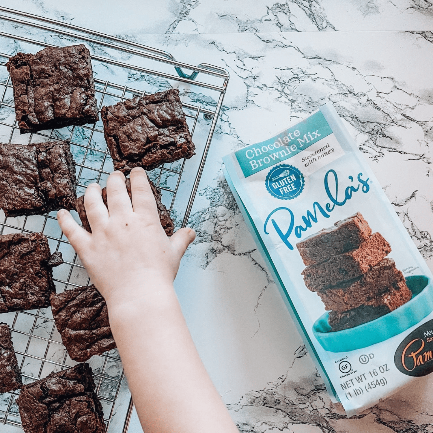(3 pack) Pamela’s Gluten-Free Chocolate Brownie Mix, 16 oz Bag
