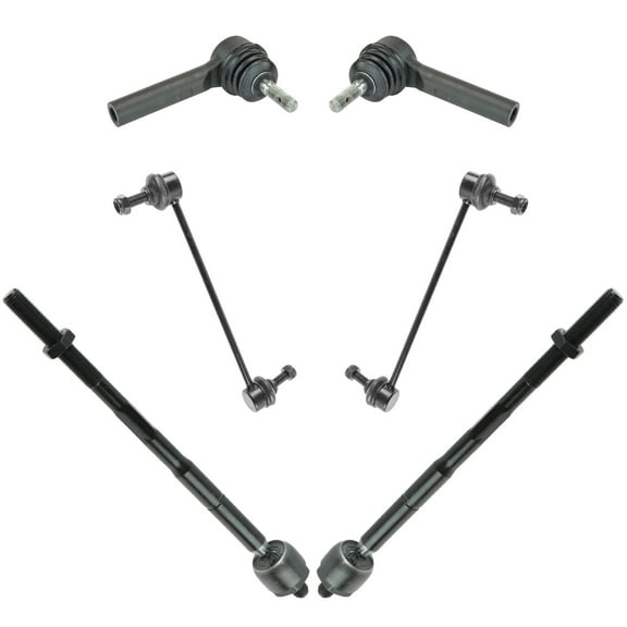 TRQ Tie Rod End Inner Outer Kit w/ Sway Bar Links LH RH for Dodge Journey PSA59062