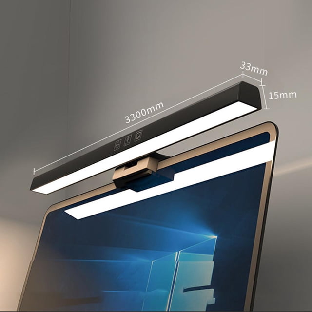 Lámpara de Monitor de Computadora Ajustable Protección Ocular para PC Yinane Luz de Lectura USB