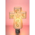thumbnail image 2 of Ceramic Cross Nightlight 4x2x5H for Nursery Room Baby Registry Gift, 2 of 3