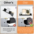 thumbnail image 3 of 2Pcs Magnetic BookShelf for Whiteboard Acrylic Magnetic Floating Book Display Shelf Reusable for Kids Room Teacher Classroom Refrigerator, 3 of 8