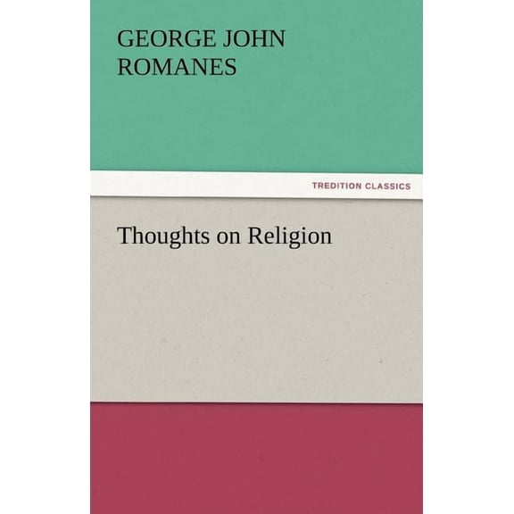 Thoughts on Religion (Paperback)