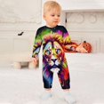 thumbnail image 2 of Romper AuHomeA Painting Lion para bebés recién nacidos de 6 a 9 m, unisex, algodón, 2 of 7