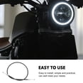 thumbnail image 3 of Mobutofu 1Pcs Seat Lock Plate Cable Multi Motorcycle Riders Security Cushion Comfort 23.6x0.3x0.3in, 3 of 8