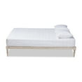 thumbnail image 2 of Baxton Studio Iseline Modern and Contemporary Antique White Finished Wood King Size Platform Bed Frame, 2 of 7