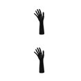 thumbnail image 2 of Wweixi Chic Chain Hand Model Shop Display Holder for Stunning Jewelry Showcase Black 25.5cm 2Set, 2 of 6