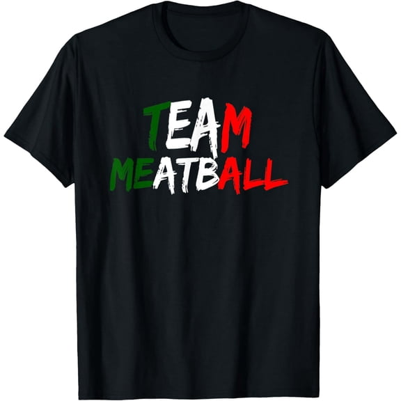 Team Meatball New Jersey Garden NJ Shore Italian Flag T-Shirt