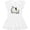 AA-White, variant on Inktastic Bee Kind Girls Toddler Dress