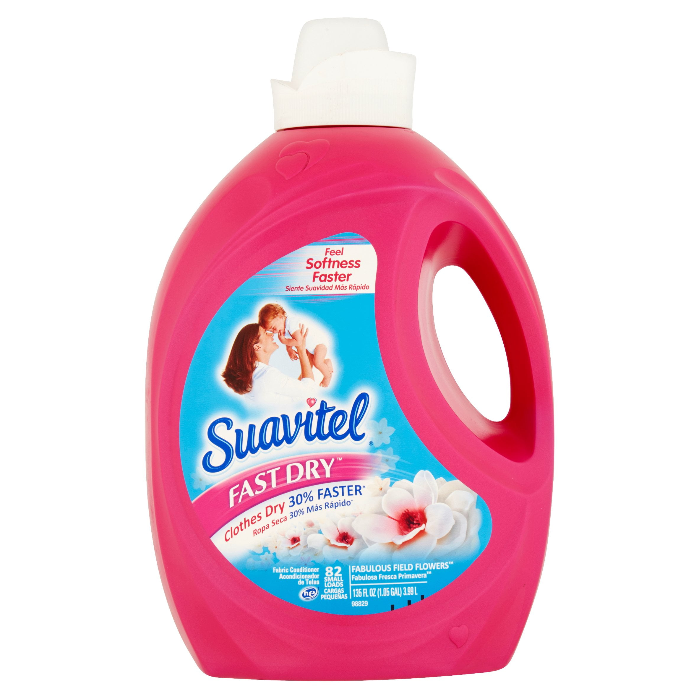 Suavitel Liquid Fabric Softener, Field Flowers, 82 Small Loads