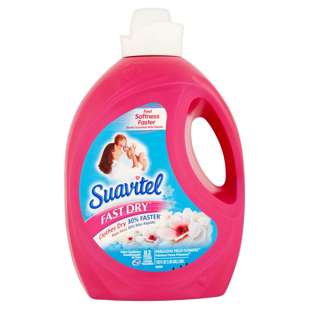 Suavitel Liquid Fabric Softener, Field Flowers, 82 Small Loads