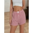 thumbnail image 6 of Boxer Shorts for Women Trendy Summer Low Rise Lounge Shorts Pajama Shorts Preppy Clothes, 6 of 6