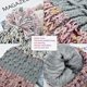 thumbnail image 4 of Gorro de invierno para mujer, gorro con pompón, gorro de invierno, gorro suelto para mujer, gorro elástico de punto cálido, gris claro, 4 of 5