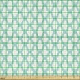 thumbnail image 2 of Ambesonne Traditional Fabric by the Yard Upholstery, Morroccan Tiles, 1 Yard, Turquoise, 2 of 5