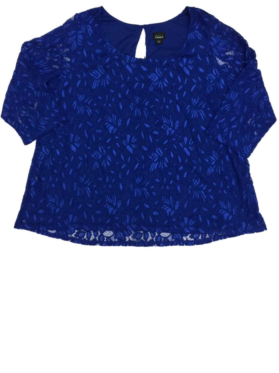 plus size royal blue dressy tops