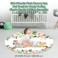 thumbnail image 3 of Gresahom Baby Crib Bedding Set - Animals Theme Nursery Bed 3 Pcs Set - Chic Soft Blanket with Double Layer Dotted Backing, Fitted Sheet, Room Rug for Newborns Boys Girls Shower Gift(30"x40"), 3 of 7