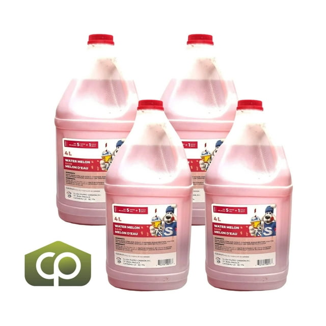 Slush Puppie Sirop pour Barbotine à la Melon D\'eau Concentré 5:1 135 Oz/4 L