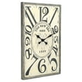 thumbnail image 2 of Zentique 36.5 in. Square Wooden Wall Clock, 2 of 3